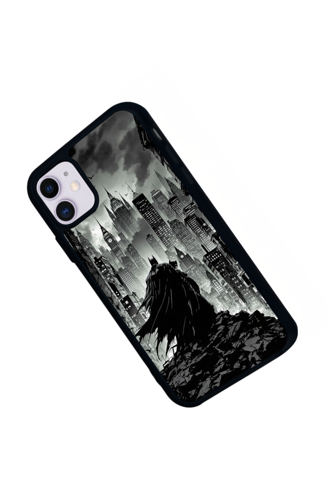 iPhone 11 Uyumlu Batman Tasarımlı Glossy Premium Kılıf
