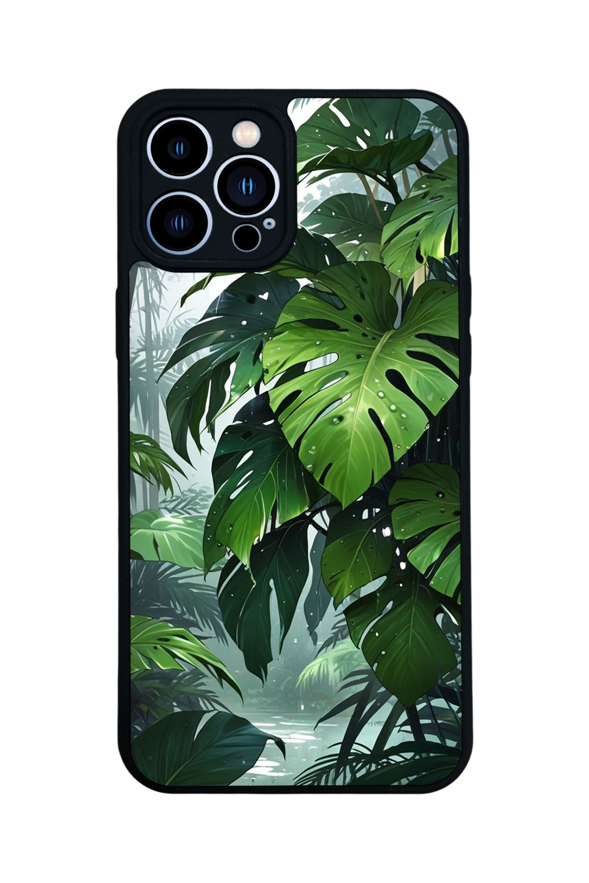 iPhone 12 Pro Max Uyumlu Botanik Tasarımlı Glossy Premium Kılıf