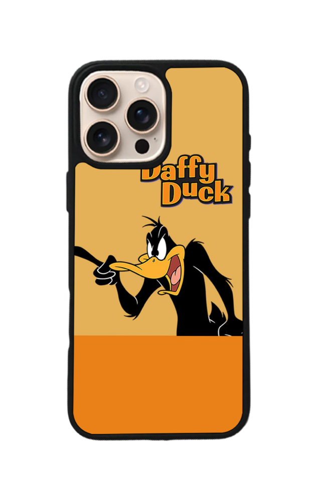 iPhone 15 Pro Max Uyumlu Daffy duck Tasarımlı Glossy Premium Kılıf