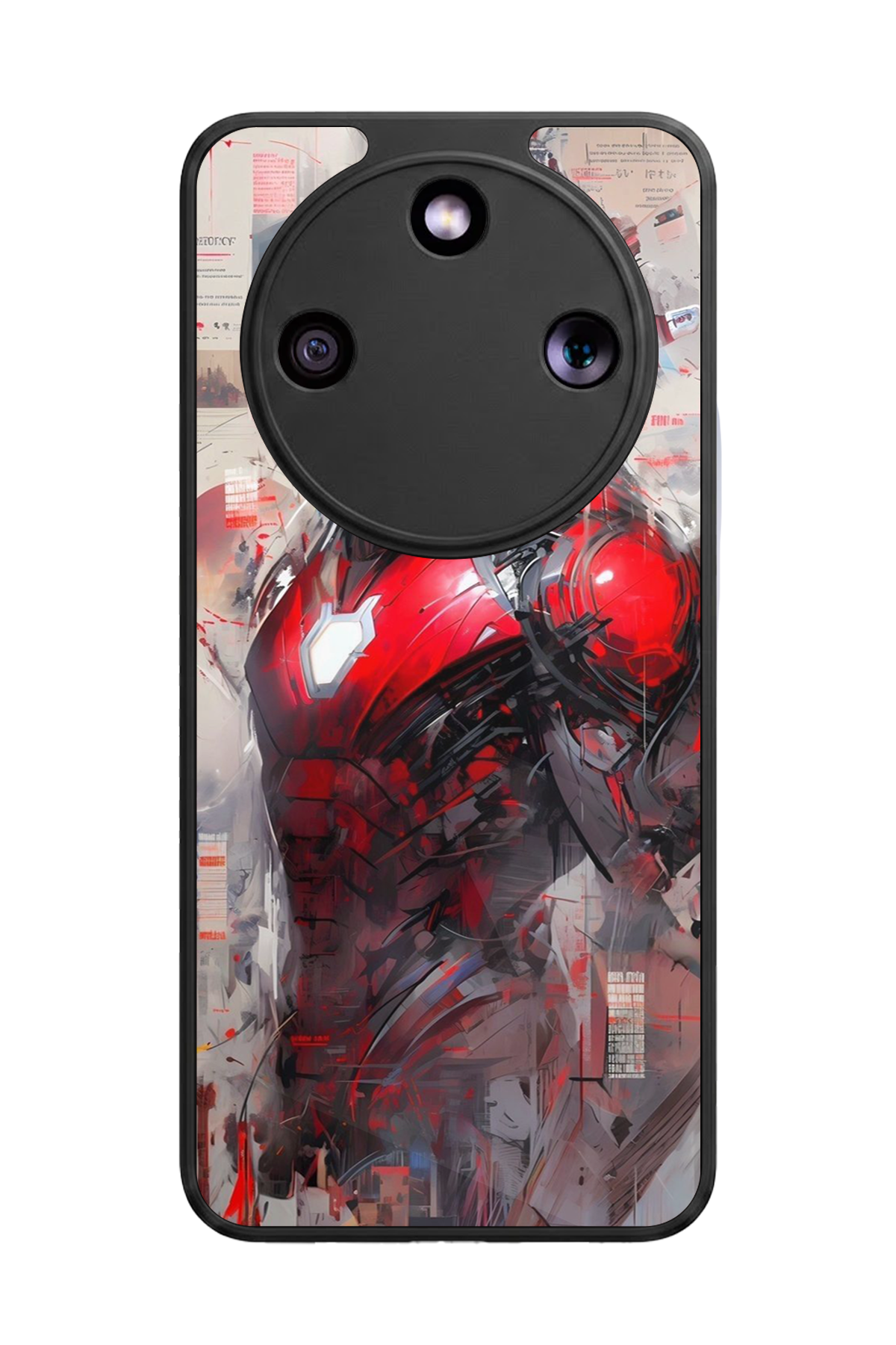 Honor Magic 8 Lite Uyumlu Iron Man ( Demir Adam ) Tasarımlı Glossy Premium Kılıf