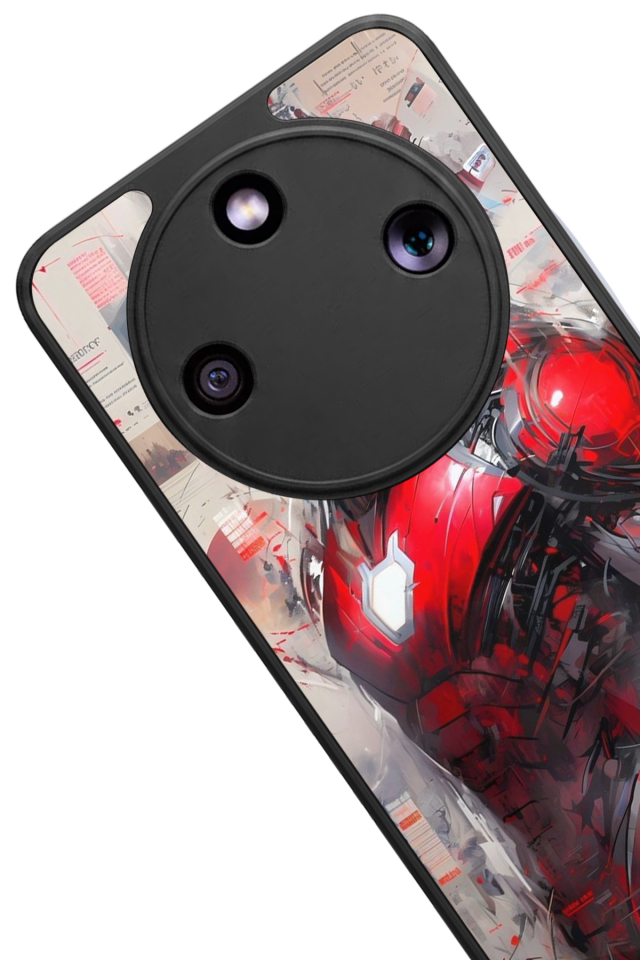 Honor Magic 8 Lite Uyumlu Iron Man ( Demir Adam ) Tasarımlı Glossy Premium Kılıf