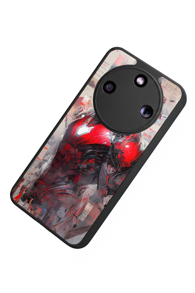 Honor Magic 8 Lite Uyumlu Iron Man ( Demir Adam ) Tasarımlı Glossy Premium Kılıf