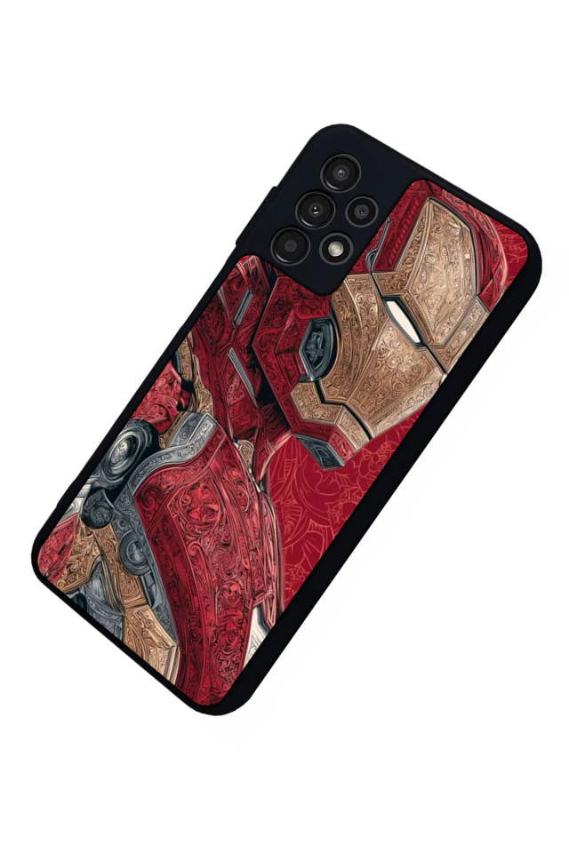 Samsung Galaxy A13 Uyumlu  Iron Man ( Demir Adam ) Tasarımlı Glossy Premium Kılıf