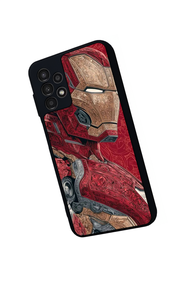 Samsung Galaxy A13 Uyumlu  Iron Man ( Demir Adam ) Tasarımlı Glossy Premium Kılıf