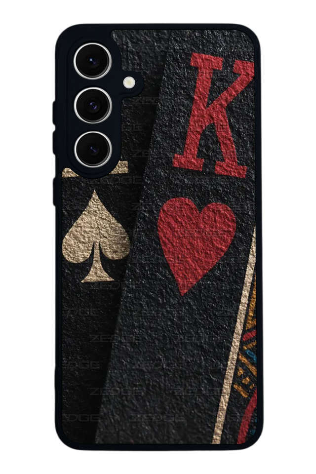 Samsung Galaxy S24 FE Uyumlu Kart Tasarımlı Glossy Premium Kılıf