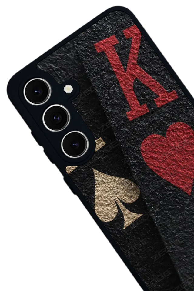 Samsung Galaxy S24 FE Uyumlu Kart Tasarımlı Glossy Premium Kılıf