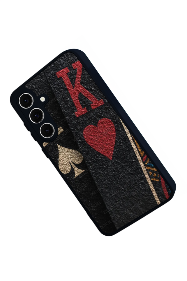 Samsung Galaxy S24 FE Uyumlu Kart Tasarımlı Glossy Premium Kılıf