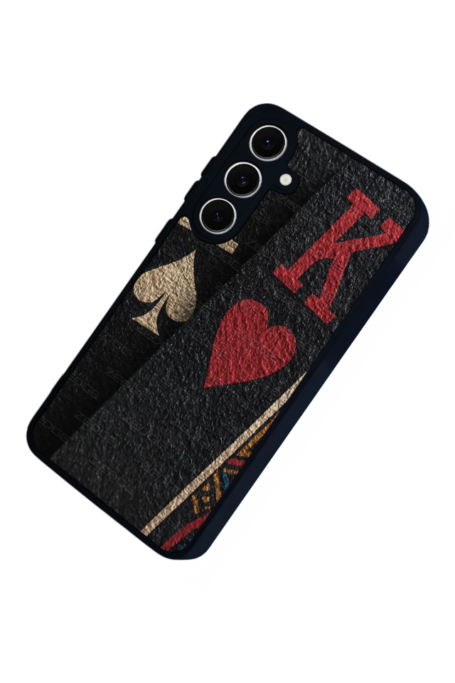 Samsung Galaxy S24 FE Uyumlu Kart Tasarımlı Glossy Premium Kılıf