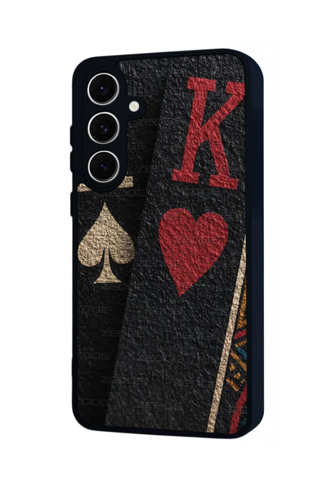 Samsung Galaxy S24 FE Uyumlu Kart Tasarımlı Glossy Premium Kılıf