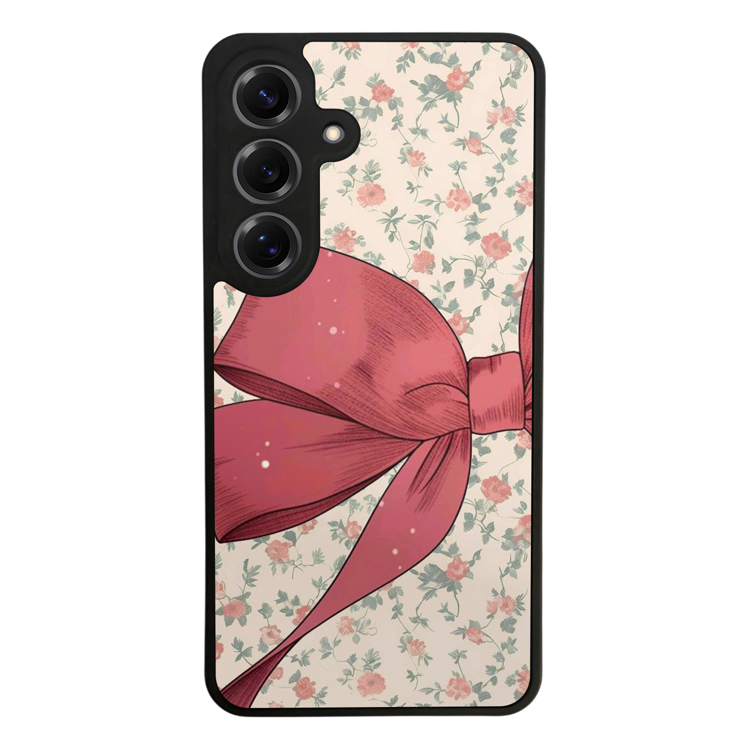 Samsung Galaxy S25 Uyumlu Kurdele Tasarımlı Glossy Premium Kılıf