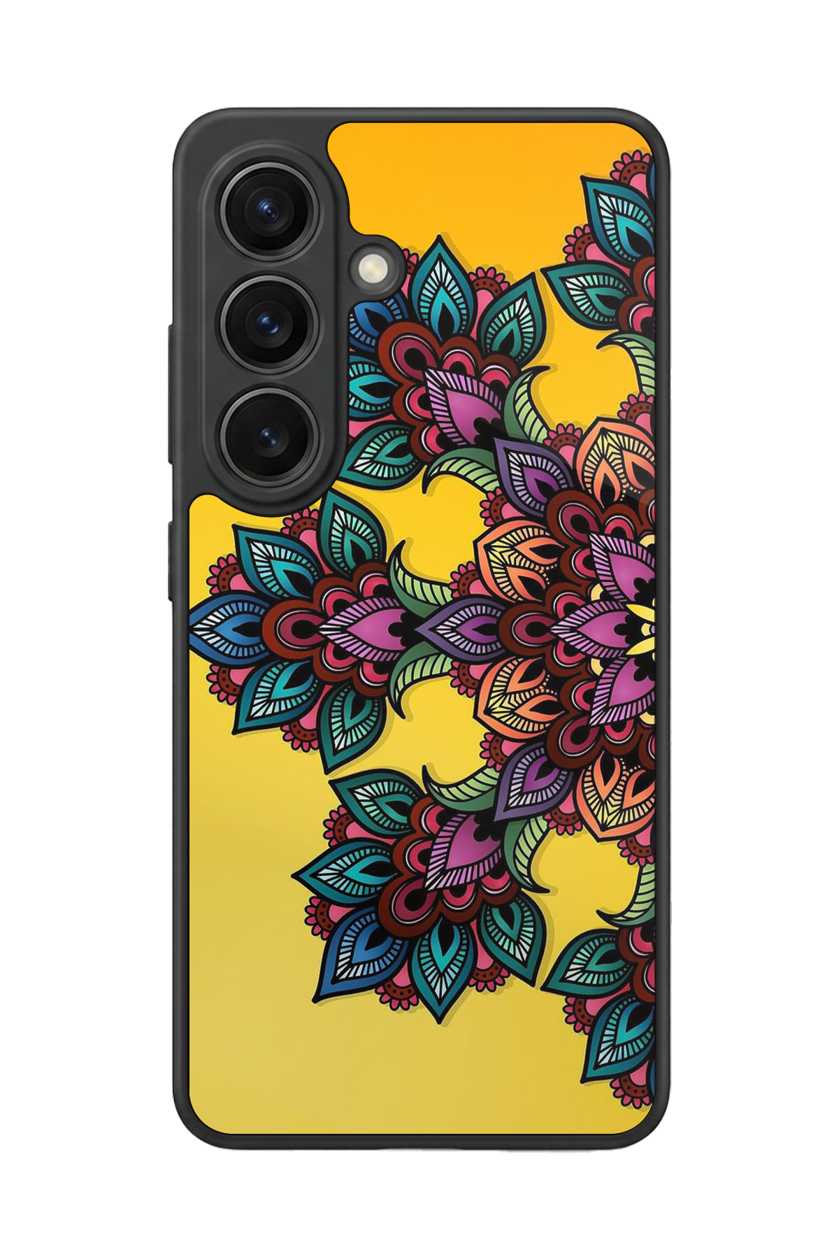Samsung Galaxy S26 Uyumlu Mandala Tasarımlı Glossy Premium Kılıf