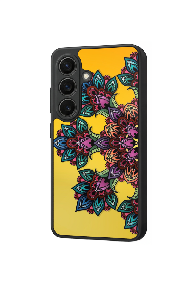 Samsung Galaxy S26 Uyumlu Mandala Tasarımlı Glossy Premium Kılıf