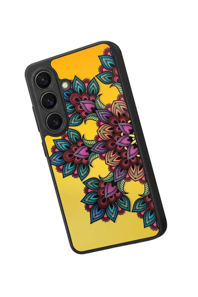 Samsung Galaxy S26 Uyumlu Mandala Tasarımlı Glossy Premium Kılıf