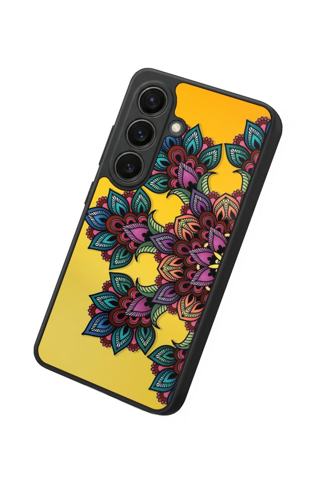 Samsung Galaxy S26 Uyumlu Mandala Tasarımlı Glossy Premium Kılıf