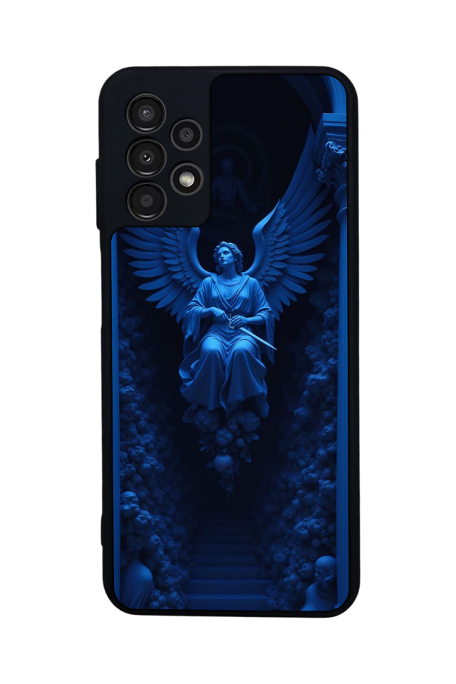 Samsung Galaxy A23 Uyumlu Melek Tasarımlı Glossy Premium Kılıf