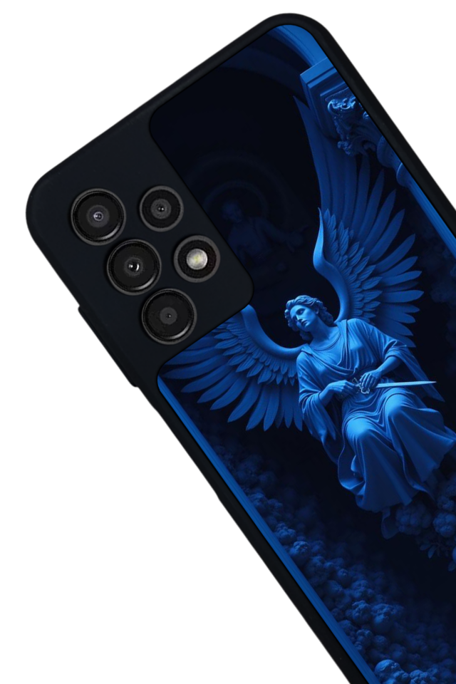 Samsung Galaxy A23 Uyumlu Melek Tasarımlı Glossy Premium Kılıf