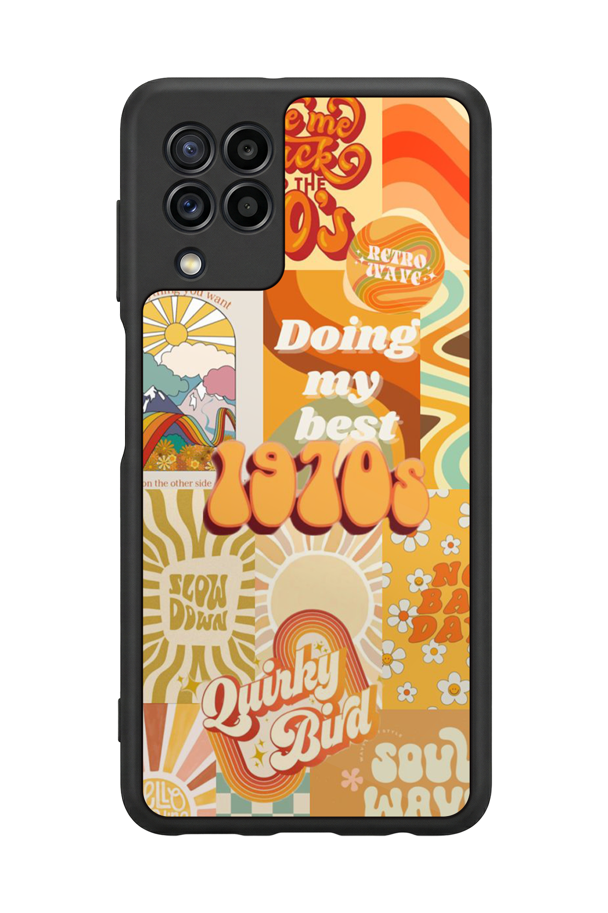 Samsung Galaxy M22 Uyumlu Poster Tasarımlı Glossy Premium Kılıf