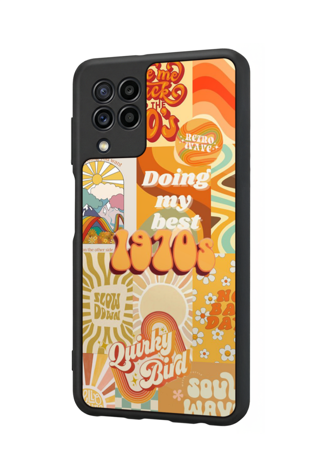 Samsung Galaxy M22 Uyumlu Poster Tasarımlı Glossy Premium Kılıf