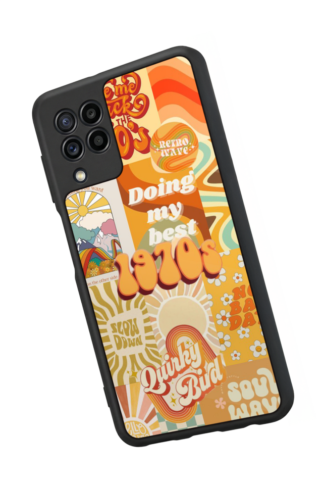 Samsung Galaxy M22 Uyumlu Poster Tasarımlı Glossy Premium Kılıf