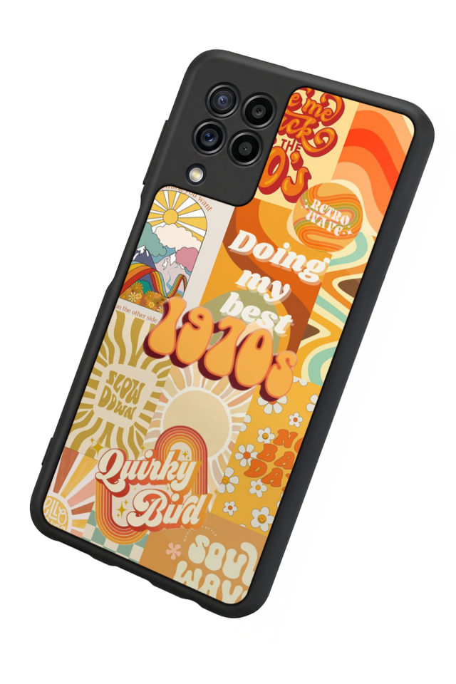 Samsung Galaxy M22 Uyumlu Poster Tasarımlı Glossy Premium Kılıf