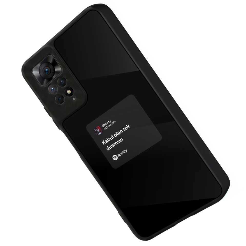 Xiaomi Redmi Note 11 Pro Uyumlu Sarki Sozleri Tasarımlı Glossy Premium Kılıf