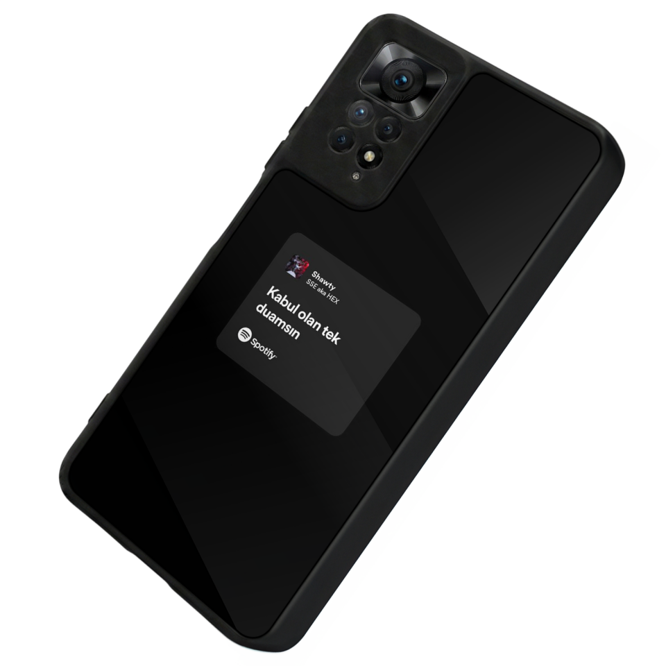 Xiaomi Redmi Note 11 Pro Uyumlu Sarki Sozleri Tasarımlı Glossy Premium Kılıf