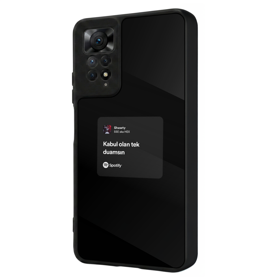 Xiaomi Redmi Note 11 Pro Uyumlu Sarki Sozleri Tasarımlı Glossy Premium Kılıf