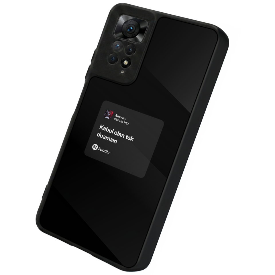 Xiaomi Redmi Note 11 Pro Uyumlu Sarki Sozleri Tasarımlı Glossy Premium Kılıf