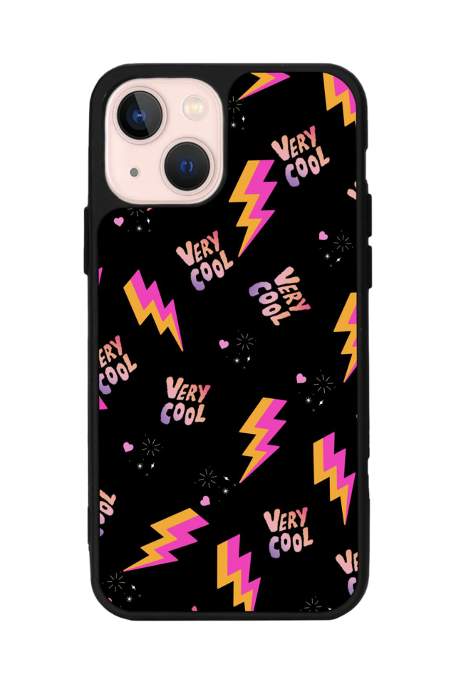 iPhone 15 Uyumlu Simsek Tasarımlı Glossy Premium Kılıf