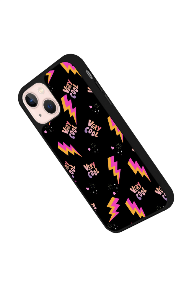 iPhone 15 Uyumlu Simsek Tasarımlı Glossy Premium Kılıf