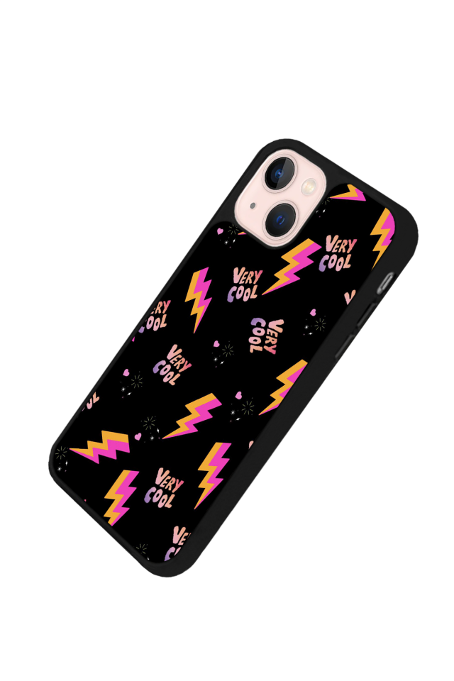 iPhone 15 Uyumlu Simsek Tasarımlı Glossy Premium Kılıf
