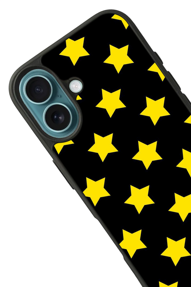 iPhone 16 Plus Uyumlu Simsek Tasarımlı Glossy Premium Kılıf