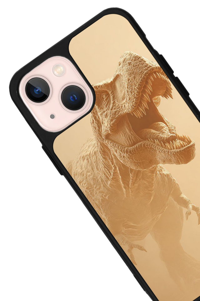 iPhone 15 Uyumlu Dinazor Tasarımlı Glossy Premium Kılıf