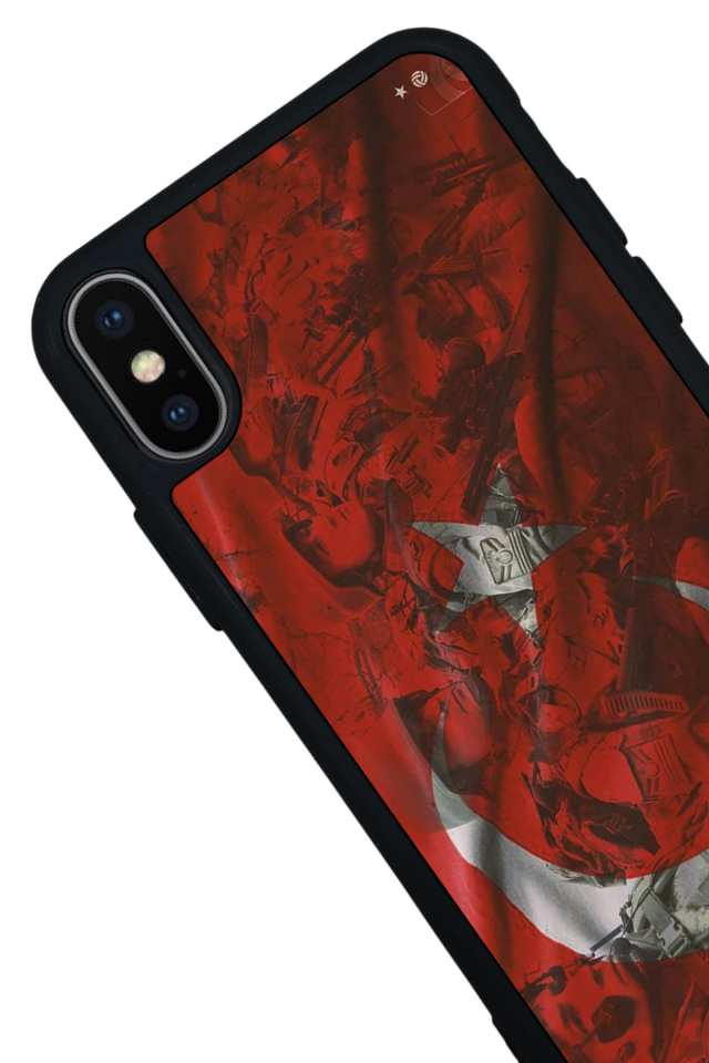 iPhone XS Max Uyumlu Türk Bayragi Tasarımlı Glossy Premium Kılıf