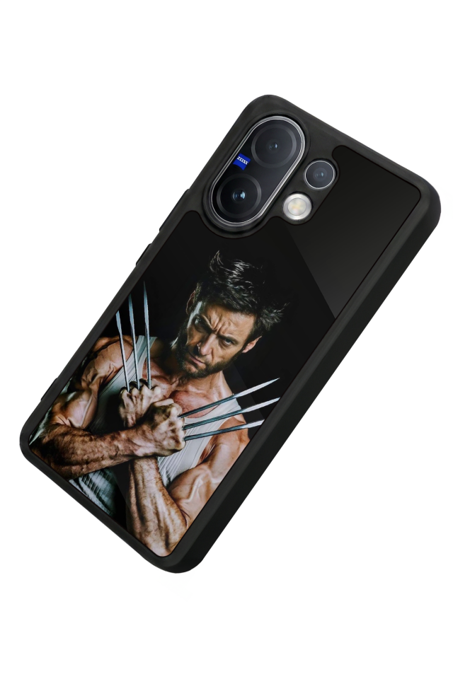 Vivo V60 Uyumlu Wolverine Tasarımlı Glossy Premium Kılıf