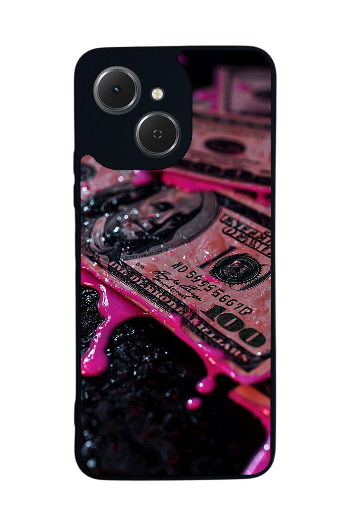 Tecno Spark 40C Uyumlu Para Tasarımlı Glossy Premium Kılıf
