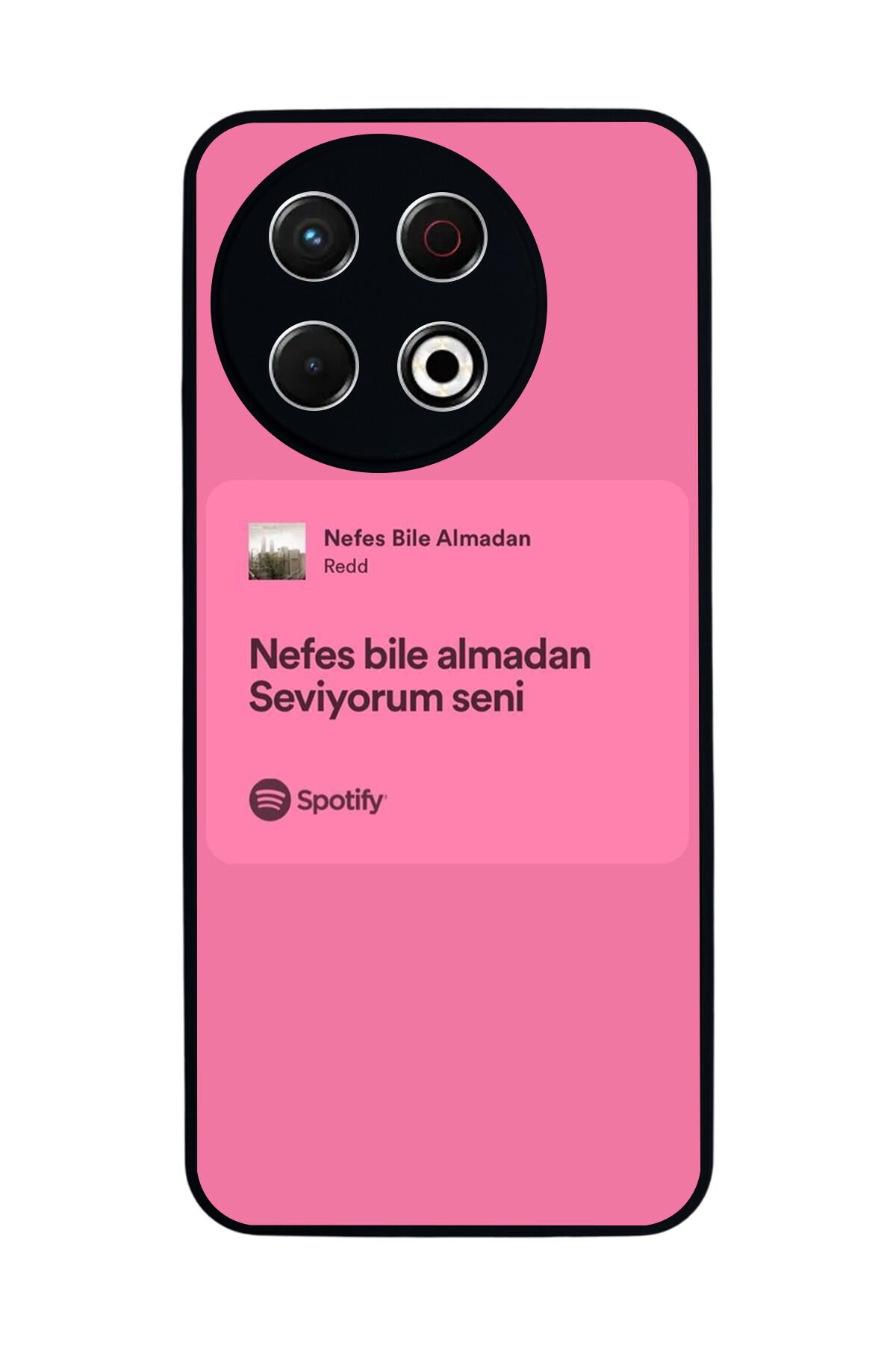 Tecno Spark 30 Pro Uyumlu Sarki Sozleri Tasarımlı Glossy Premium Kılıf