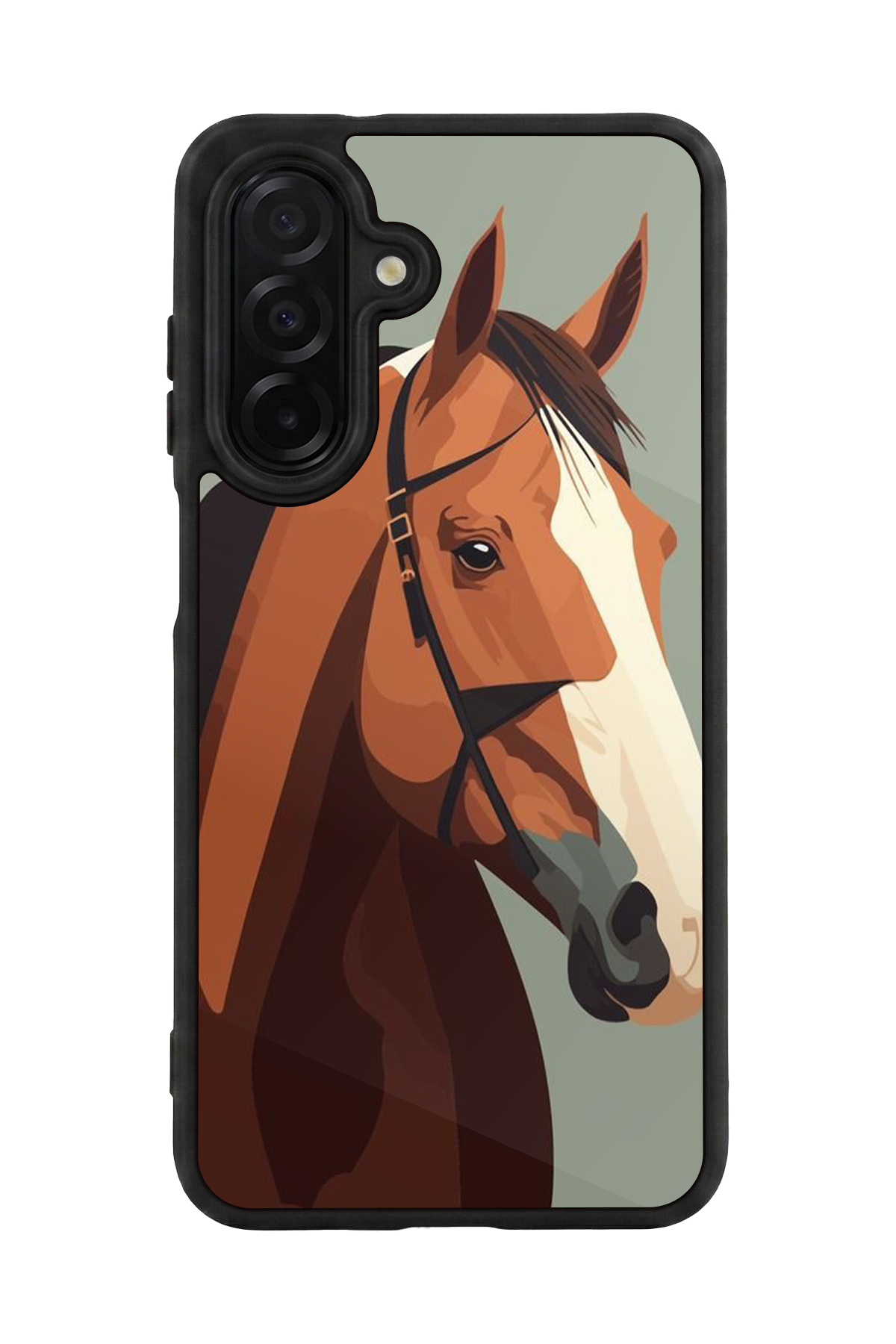 Samsung Galaxy A26 Uyumlu At Horse Tasarımlı Glossy Premium Kılıf