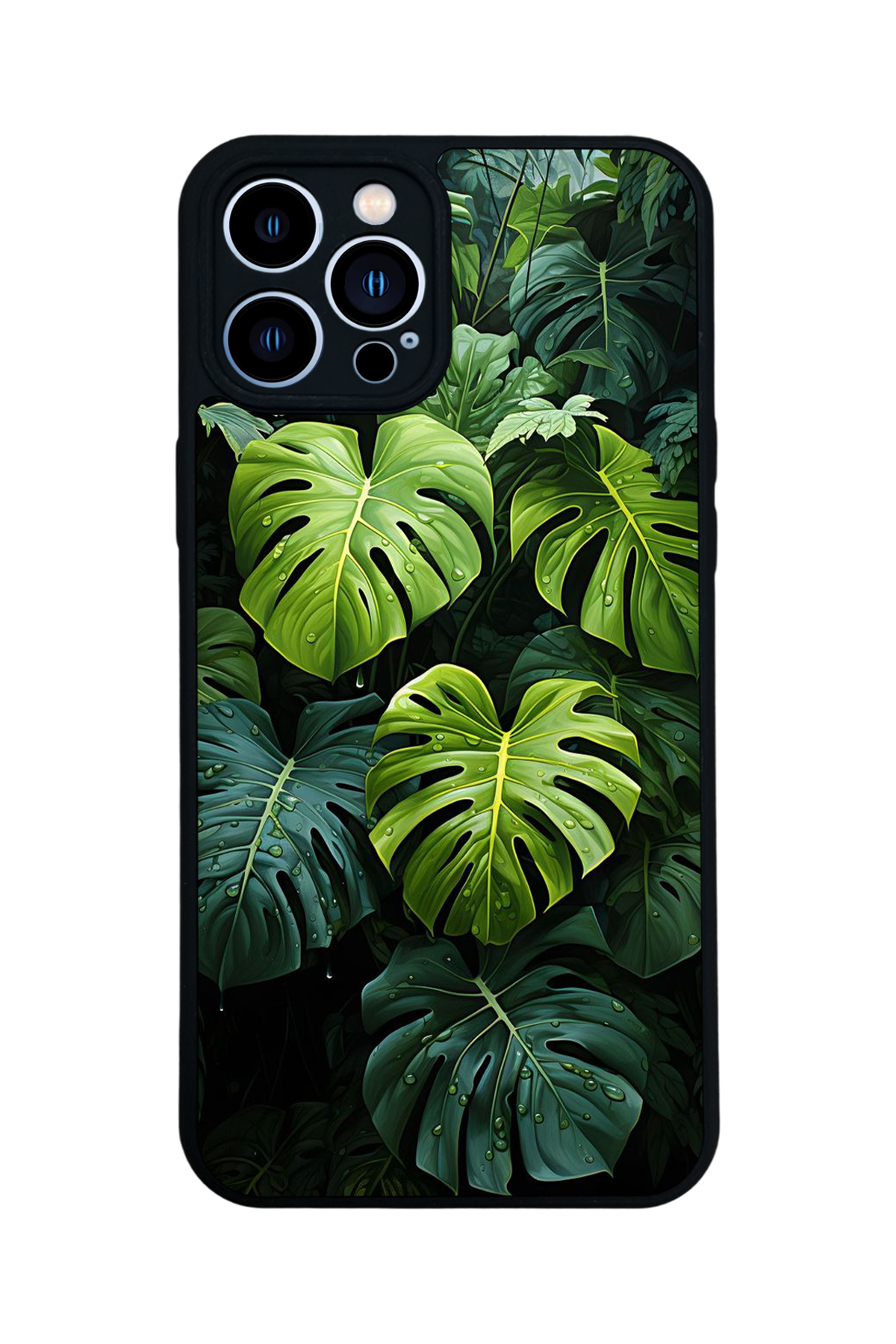 iPhone 12 Pro Max Uyumlu Botanik Tasarımlı Glossy Premium Kılıf