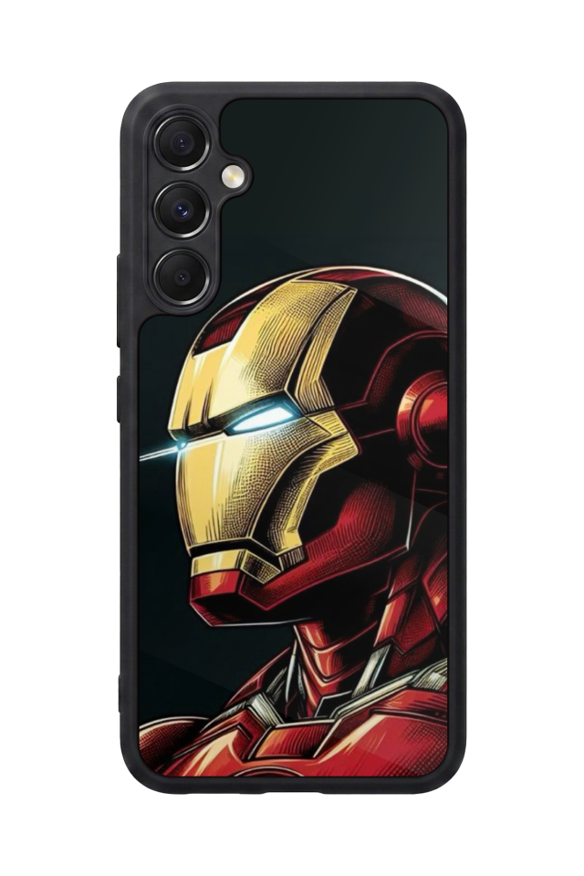 Samsung Galaxy M34 Uyumlu  Iron Man ( Demir Adam ) Tasarımlı Glossy Premium Kılıf