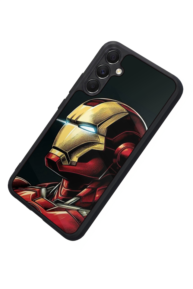 Samsung Galaxy M34 Uyumlu  Iron Man ( Demir Adam ) Tasarımlı Glossy Premium Kılıf