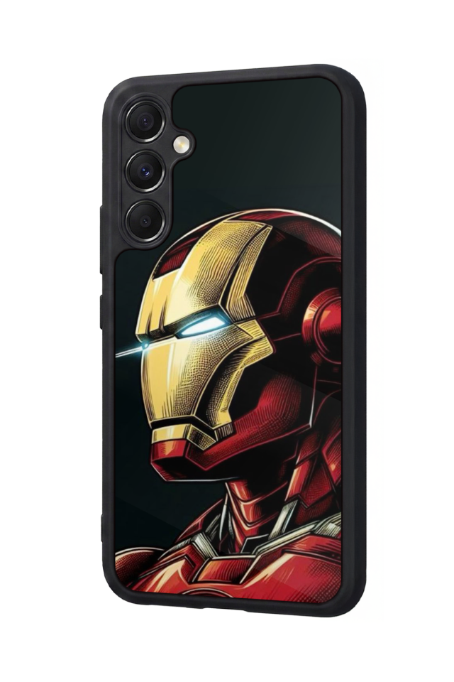 Samsung Galaxy M34 Uyumlu  Iron Man ( Demir Adam ) Tasarımlı Glossy Premium Kılıf