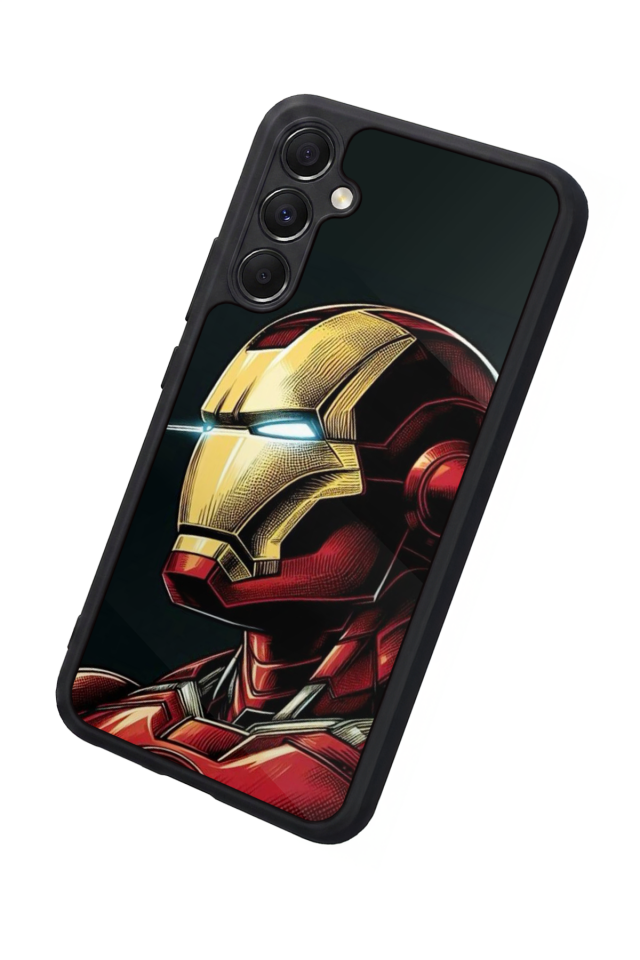 Samsung Galaxy M34 Uyumlu  Iron Man ( Demir Adam ) Tasarımlı Glossy Premium Kılıf