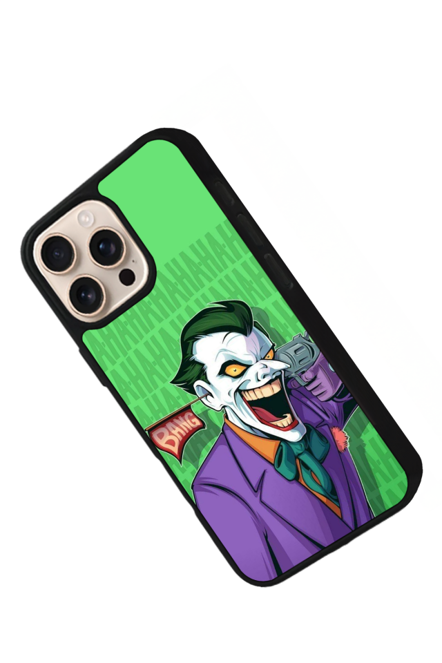 iPhone 14 Pro Uyumlu Joker Tasarımlı Glossy Premium Kılıf