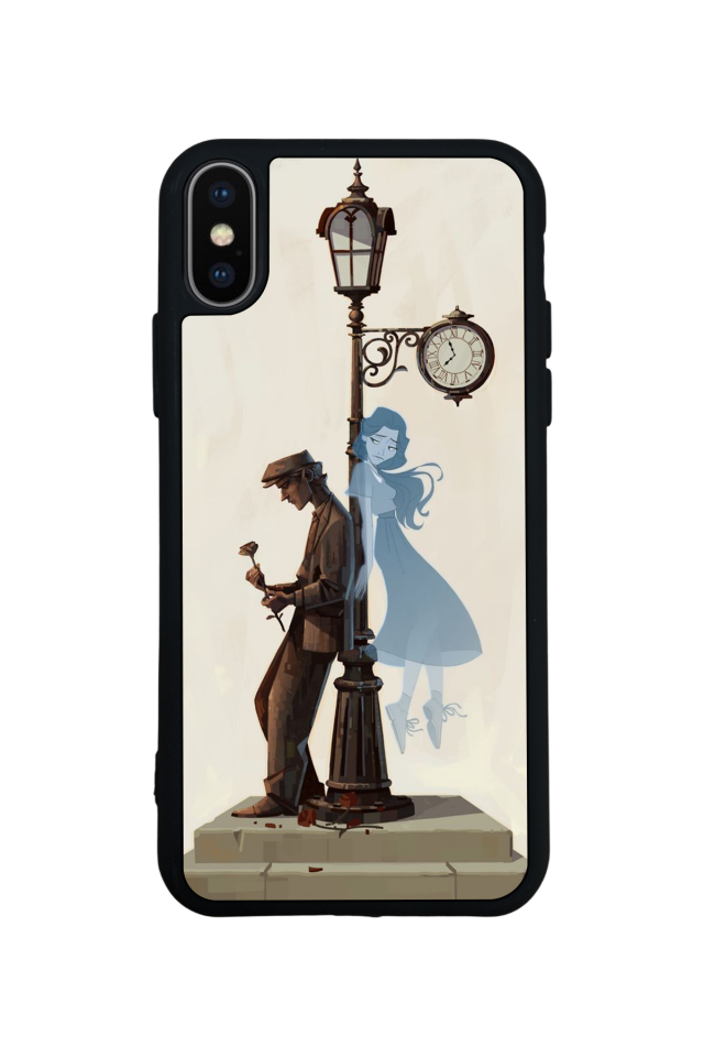 iPhone X/ XS Uyumlu Kalp Love Tasarımlı Glossy Premium Kılıf