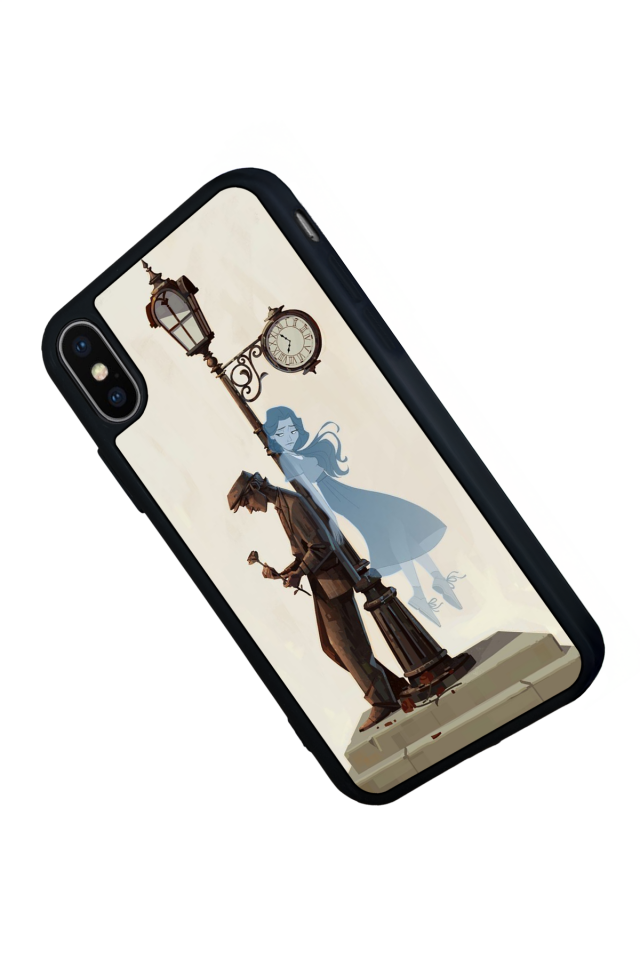 iPhone X/ XS Uyumlu Kalp Love Tasarımlı Glossy Premium Kılıf