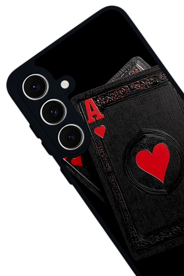 Samsung Galaxy S24 FE Uyumlu Kart Tasarımlı Glossy Premium Kılıf