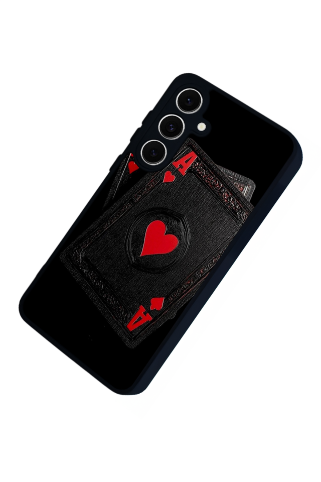 Samsung Galaxy S24 FE Uyumlu Kart Tasarımlı Glossy Premium Kılıf
