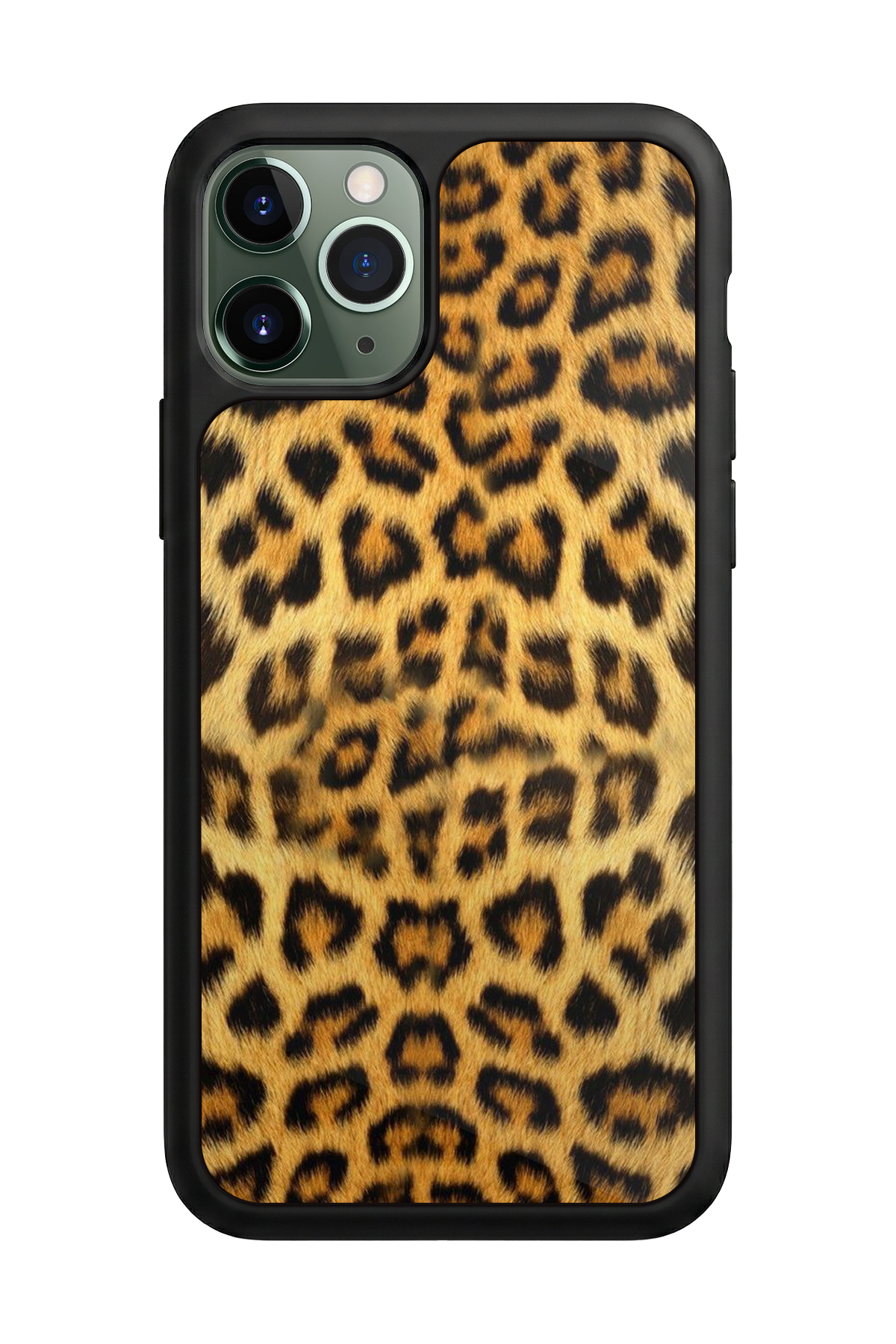 iPhone 11 Pro Uyumlu Leopar Tasarımlı Glossy Premium Kılıf