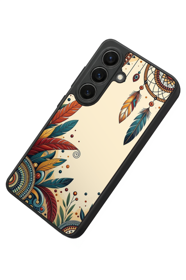 Samsung Galaxy S26 Uyumlu Mandala Tasarımlı Glossy Premium Kılıf